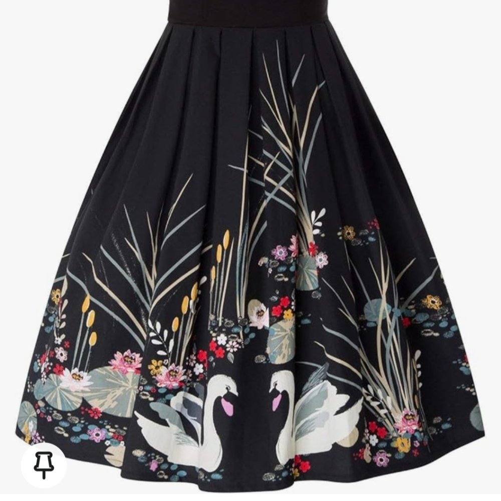 Black off shoulder dress - Picture 4 of 4